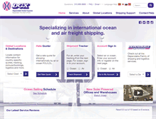 Tablet Screenshot of dgxglobal.com